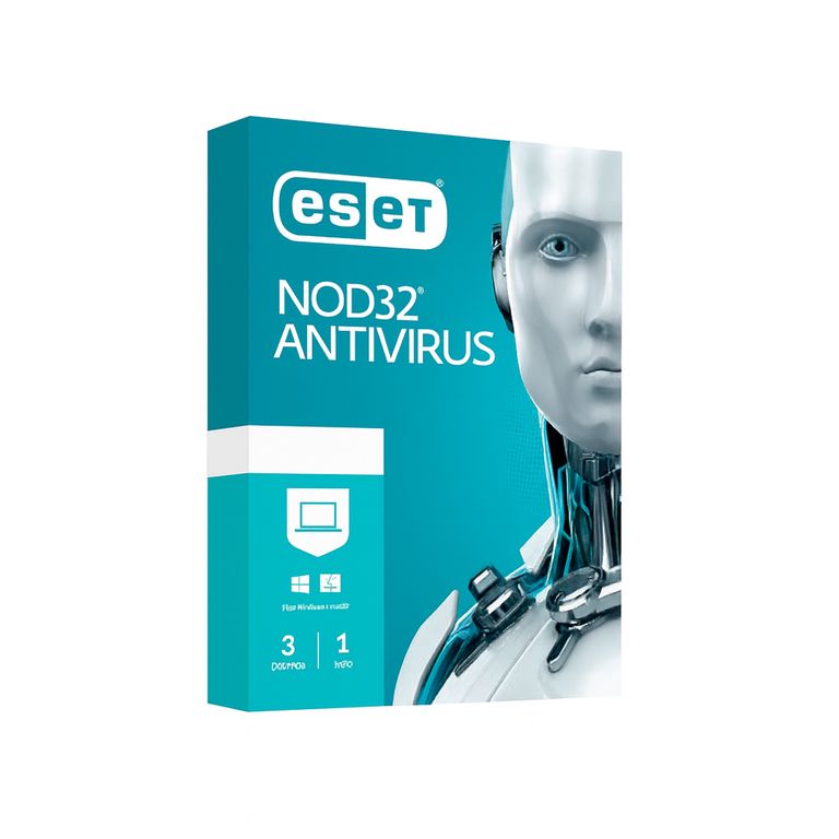Nod32 Antivirus - Protección De 3 Pc, Seguridad Avanzada Y Rendimiento Optimizado