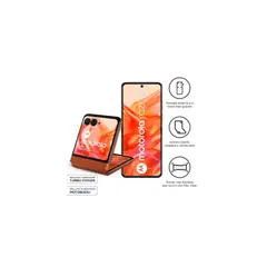 MOTOROLA - Razr 50 - Smartphone Plegable 12Gb Ram, 512Gb Almacenamiento, Color Naranja, 5G