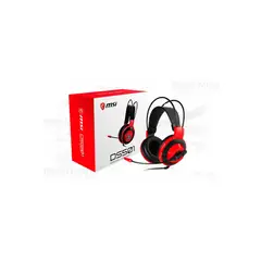 MSI - Auriculares Gaming Ds501 En Negro Y Rojo - Sonido Envolvente Y Comodidad Superior
