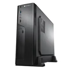 ANTRYX - Case Xtreme Xs-120 Negro, Slim Y 350W, Ideal Para Pcs Compactas Y Elegantes