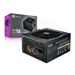 COOLER MASTER - Fuente De Alimentación Mwe Gold 750 V2, 750W 80 Plus Gold, Formato Atx Ideal