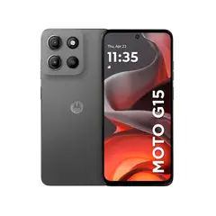 MOTOROLA - Moto G15 De 128Gb En Gris - Smartphone Con 4Gb Ram, Potente Y Elegante, Ideal Para Ti.