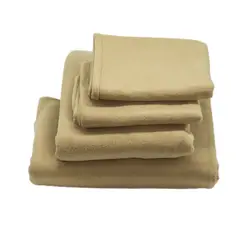 GENERICO - Sábanas de micropolar dos plazas Beige