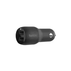 BELKIN - Cargador De Coche 2 Puertos Usb, Carga Rápida Y Eficiente Para Tus Dispositivos Móv