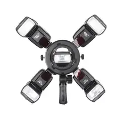 GENERICO - BRACKET TRIOPO TIPO-S2 MONTURA BOWENS PARA FLASHES DE ZAPATA