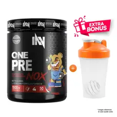 INN INNOVATE NUTRITION - One Pre Nox 500 gr pre entreno inn fruit Punch + tomatodo