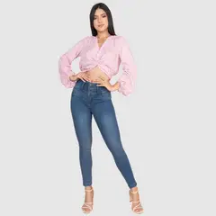 JAROLA - Pantalón Pitillo Denim Anahi
