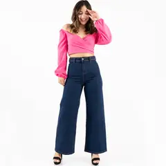 JAROLA - Pantalón Palazzo Denim Alison
