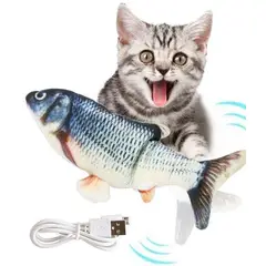 GENERICO - PEZ DE JUGUETE DE MOVIMIENTO CON SENSOR PARA MASCOTAS