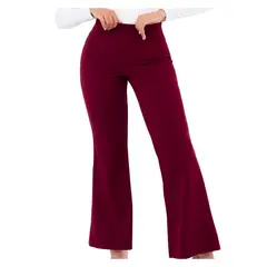 GENERICO - Pantalón Scuba Flare Rose Mujer