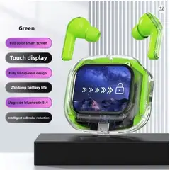 GENERICO - AUDIFONOS CON PANTALLA TACTIL BLUETHOOT CANCELACION DE RUIDO VERDE