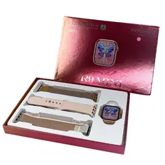 GENERICO - R9 Mini Reloj inteligente para mujeres con pantalla AMOLED Rosa