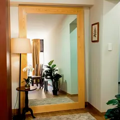 GENERICO - Espejo Gigante Plus Luccio de Madera de Palets Reciclado