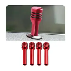 GENERICO - Pestillos para autos - Pack x4 unidades - Rojo