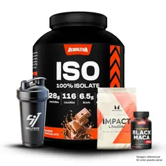 DEMOLITOR - Iso 100% Whey 5Lb Chocolate+Creatina Myprotein 250Gr+Maca Negra Sport 120 Caps