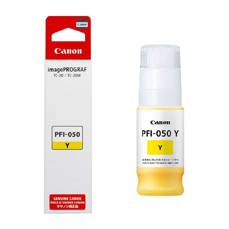 Tinta PFI-050 Yellow 7300pag 70ML para TC-20 Y TC-20M - 5701C001AA