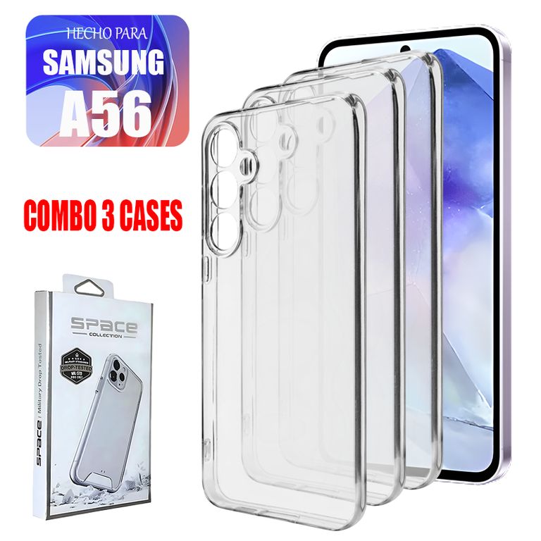 Space Case Para Samsung A56 Transparente