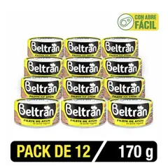 BELTRAN - Filete De Atún Beltrán En Ac.Vegetal 170 Gr Caja X 12U