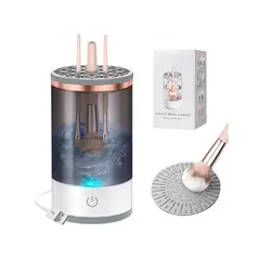 GENERICO - Limpiador Lavador De Brochas De Maquillaje Eléctrico Automático