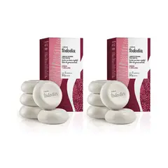 NATURA - Pack Jabones Tododia Cereza y Avellana Caja con 5 unidades de 90 g c/u