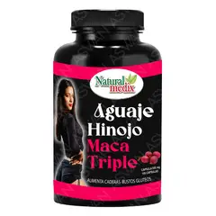 GENERICO - AGUAJE HINOJO + MACA TRIPLE 100 CAPSULAS - NATURAL MEDIX