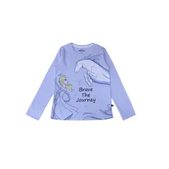DISNEY - POLO MANGA LARGA FROZEN CELESTE NIÑA