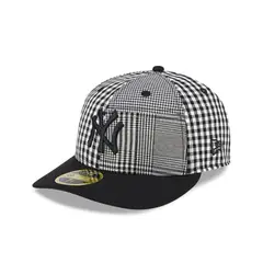 NEW ERA - Gorra 59Fifty LP New York Yankees MLB Patch Plaid Black