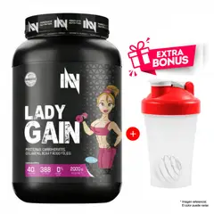 FITFEM - Proteína Suero de Leche Lady Gain 2 kg Chocolate - 19 Servicios