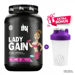 INN INNOVATE NUTRITION - PROTEÍNA INNOVATE LADY GAIN 2 KG CHOCOLATE + SHAKER MUJER