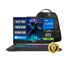 MSI - Laptop Gamer Cyborg 15 A13VFK Intel Core i7 16GB RAM 512GB SSD 8GB RTX 4060 15.6 FHD Windows 11