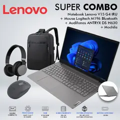 LENOVO - LAPTOP V15 G4 IRU CORE i5-13420H MEMORIA 8GB DISCO 256GB SSD M2