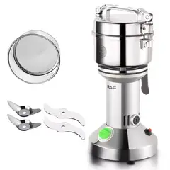 OEM - Molinillo de Granos 1480W Acero Inox Alta Capacidad para Moler Granos Especias