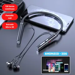 ALENUR - Audifono Inalambrico Deportivo Con Bluetooth De 120 horas