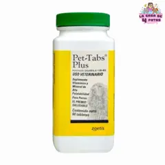 ZOETIS - Suplemento PET TABS PLUS x 60 Tabletas para perro y gato