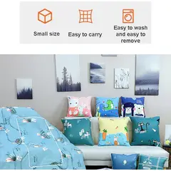 OEM - Manta 2 en 1 Infantil con Cojín, Ideal para Viajes y Descanso x2Piezas