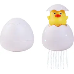 GENERICO - PATITO DENTRO DE HUEVO JUGUETE PARA EL BAÑO DE BEBES