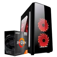 AMD - Computadora PC GAMER RYZEN 3 5300G RAM 16GB SSD 512GB