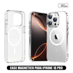 CASE - Magnetico Transparente para iPhone 16 PRO