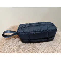 MORITA BAG STORE - NECESER PUFFER DE MAQUILLAJE PARA MUJER COLOR NEGRO