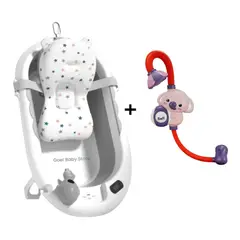 GENERICO - PACK TINA PLEGABLE + DUCHA PORTATÍL KOALA PARA NIÑA