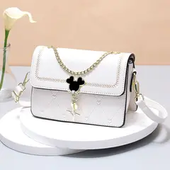 DANWEILE - Bolso bandolera de un solo hombro para mujer pequeño cuadrado