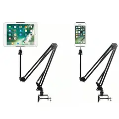 GENERICO - Soporte de Brazo Largo Flexible para Tablet Ipad 360 Grados Escritorio