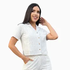 JAROLA - Blusa Lino Chantal