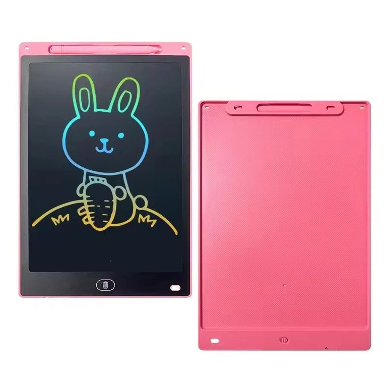 TABLET PIZARRA MÁGICA DIBUJO LCD 16 PULGADAS ROSADO MEDIANO