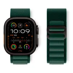 GENERICO - Correa para Apple Watch Ultra 2 Hebilla color Negro 49mm