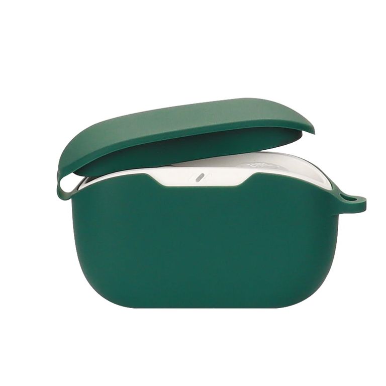 Funda case de silicona para audifonos JBL WAVE BUDS 2 color verde