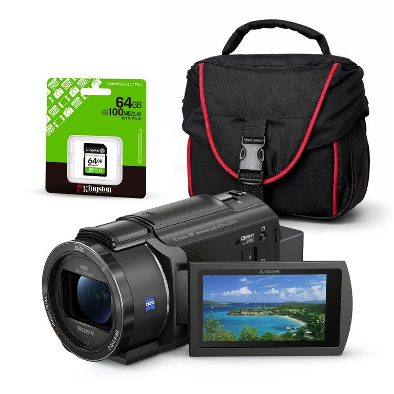 Cámara de Video 4k Handycam FDR-AX43A + Kit Básico