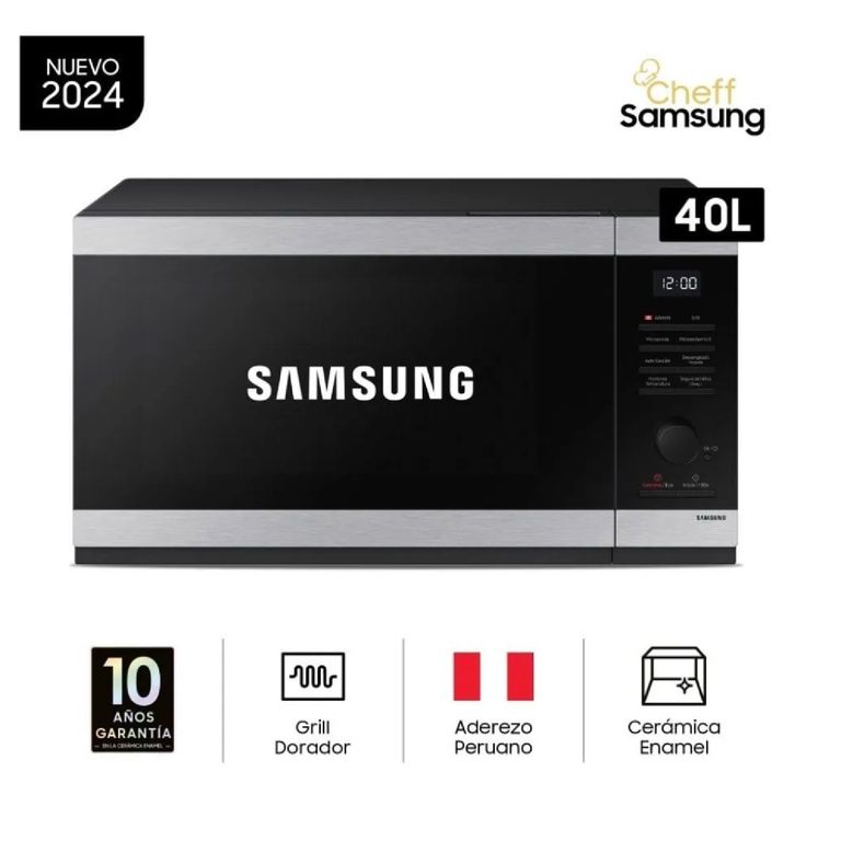 Horno Microondas 40L Acero Inoxidable Grill - MG40DG5524ATPE