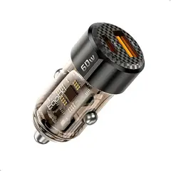 GENERICO - Cargador Toocki Cigarrera Auto Carro 60w Con Cable Tipo C