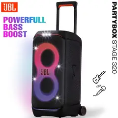 JBL - Parlante Bluetooth PartyBox Stage 320 Negro 220V